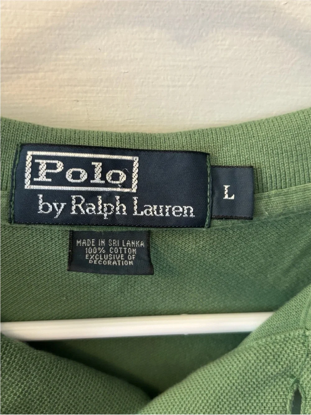 VTG 90s Polo by Ralph Lauren Spring Green Polo Yellow Pony Logo Preppy Classic
